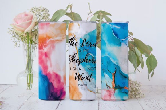 Christian Bible Verse Tumbler PNG for Crafts & Graphics