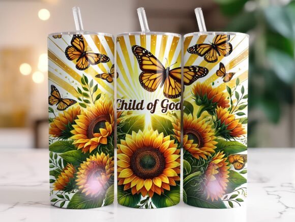 Christian, Child of God Graphics for Tumbler Wraps