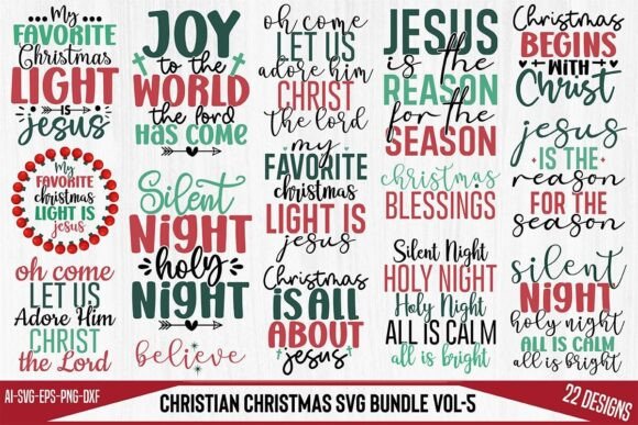 Christian Christmas SVG Bundle Vol-5: A Review
