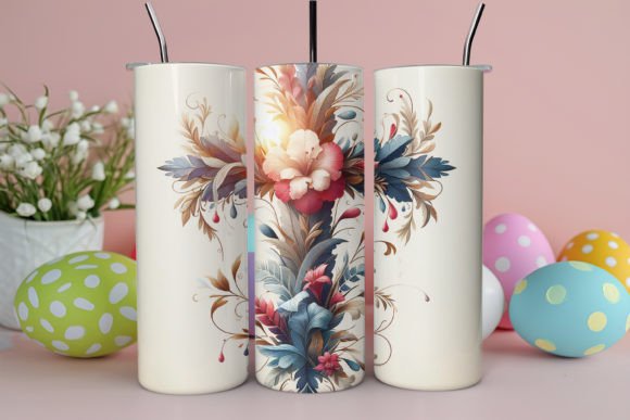 Christian Cross 20 Oz Tumbler Wrap: A Graphics Gem for Crafts