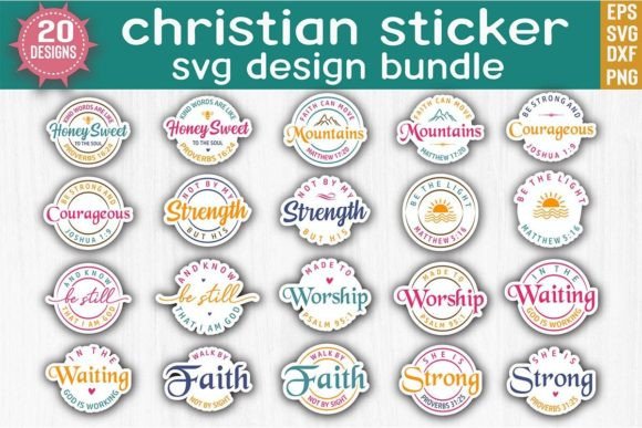 Christian Sticker SVG Bundle Vol-2 for Creative Sellers