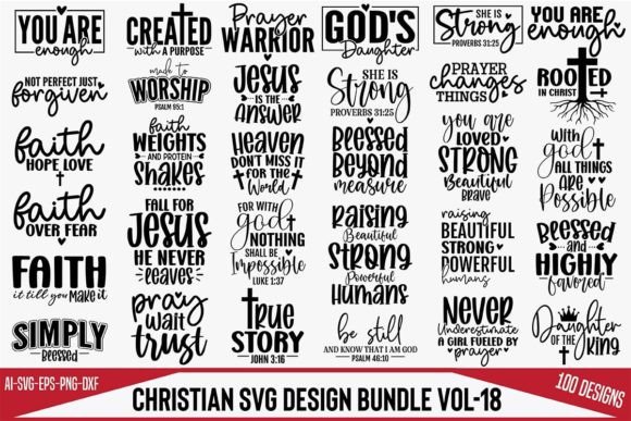 Christian SVG Design Bundle Vol-18: A Versatile Creative Asset