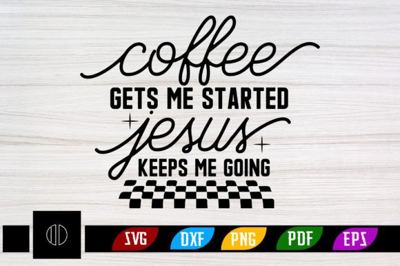 Coffee Jesus Retro Svg Design for Crafts and Graphics