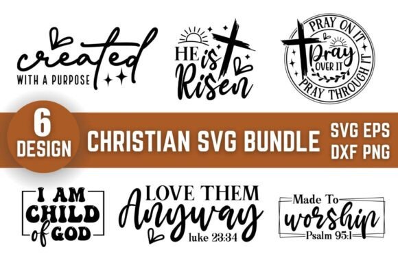 Free Christian Svg Design Bundle for Modern Crafts and Graphics
