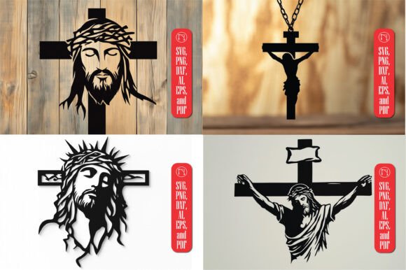 Jesus and Cross SVG Bundle: A Crafty Graphics Essential