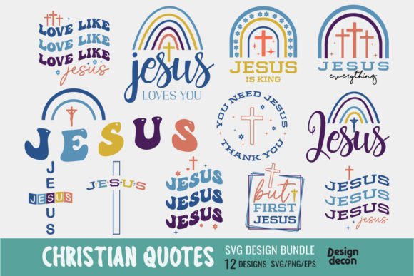 Jesus Christian SVG PNG Bundle: A Designer's Review