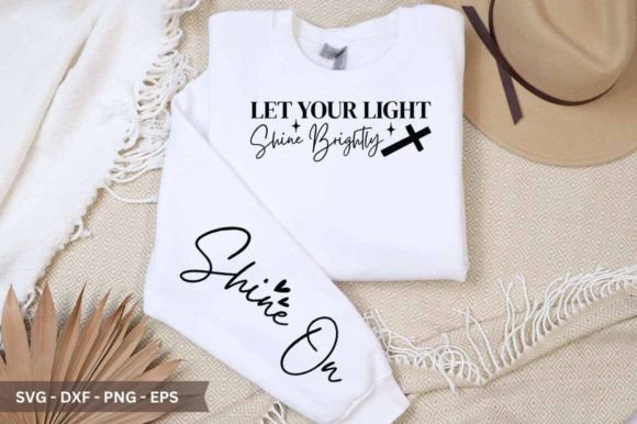 Let Your Light Shine Sleeve SVG for Creative Crafts