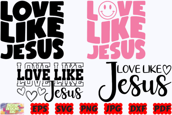 Love Like Jesus SVG: A Versatile Embroidery Design