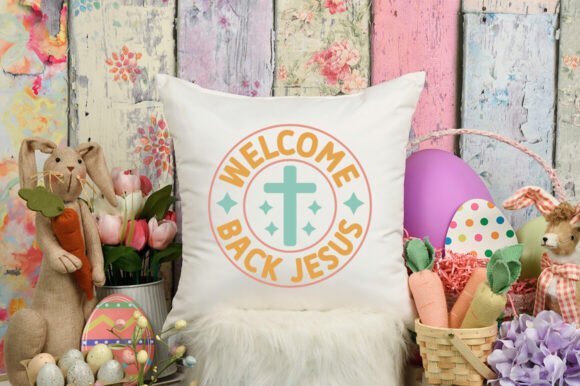 Welcome Back Jesus SVG Graphic: A Versatile Asset for Crafts and Graphics